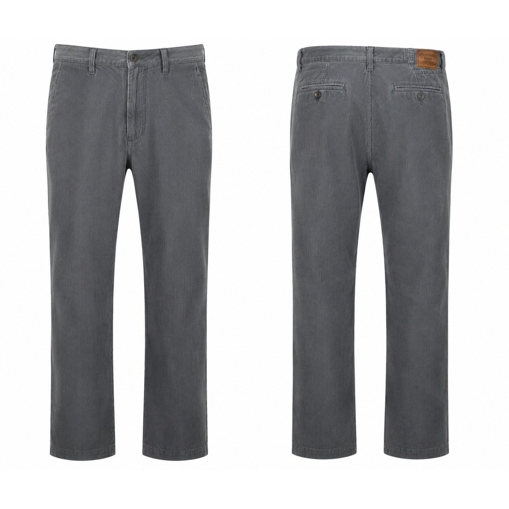 Vintage Polo Ralph Lauren Hampton Straight Corduroy Pants Men's 36x32 Gray Blue